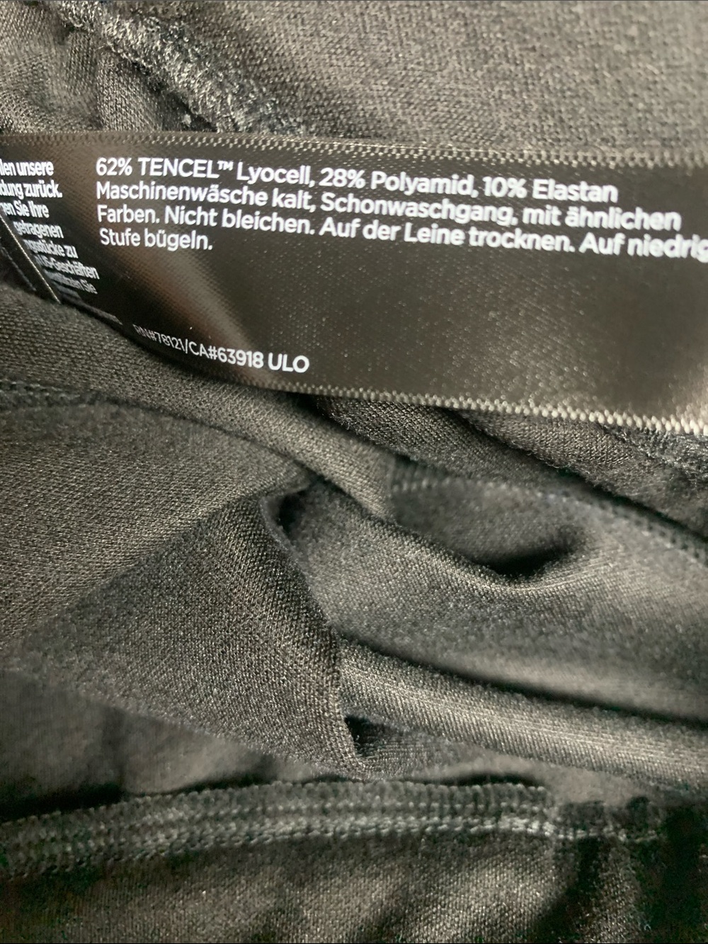NEW Eileen Fisher Black Tencel Wide Ankle Pant Size XS $159 - Picture 6 of 6